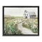 Stupell Industries Farmyard Path to Barn Framed Floater Canvas Wall Art Design by Sally Swatland